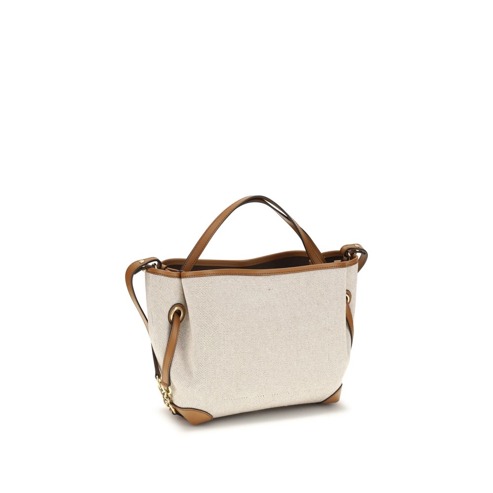 Clover Handbag Cotton Jacquard Canvas
