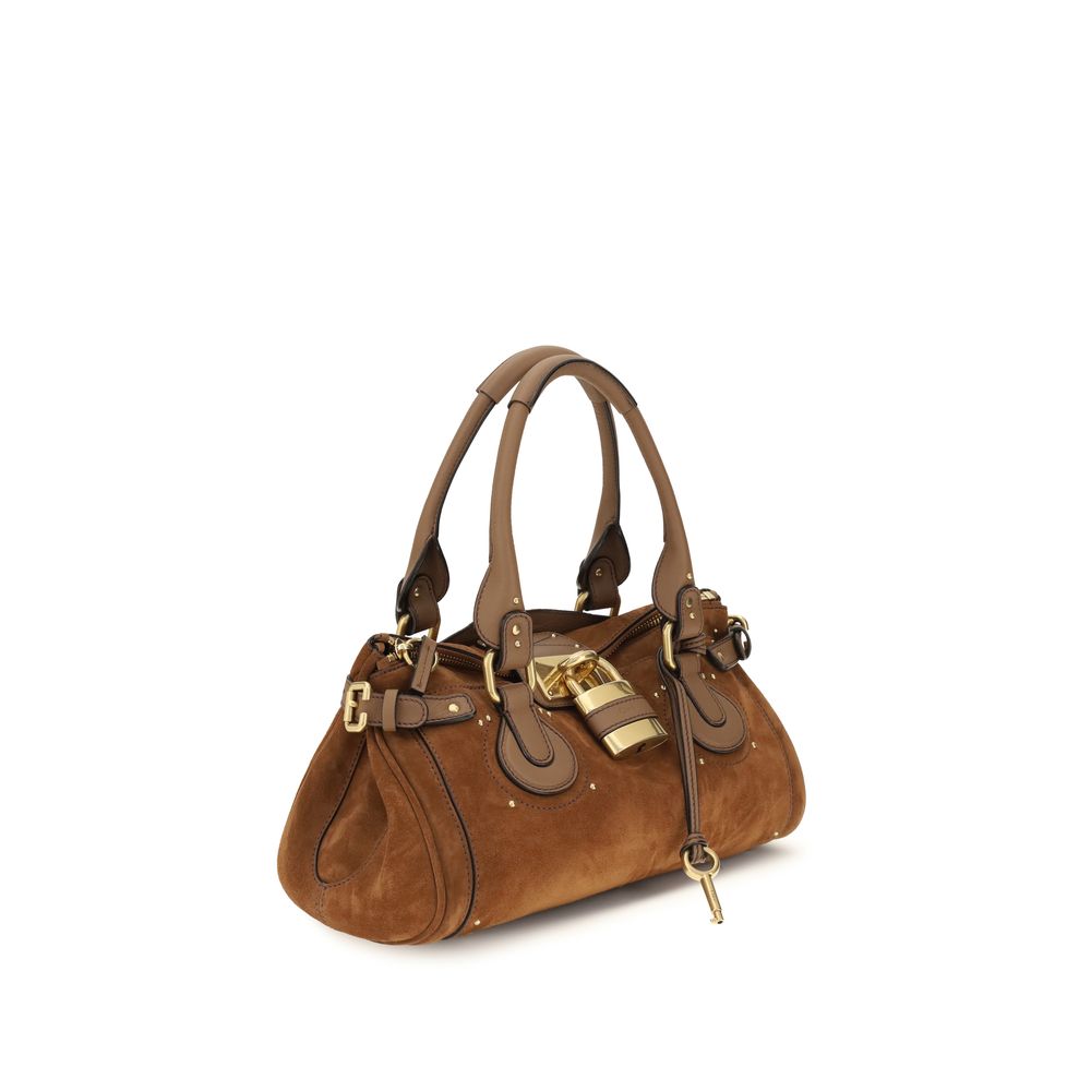 Brown Paddington Calf Leather Shoulder Bag