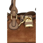 Brown Paddington Calf Leather Shoulder Bag