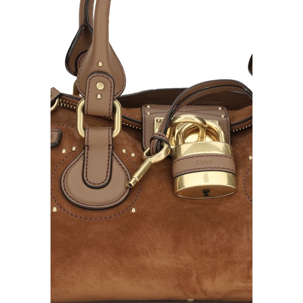 Brown Paddington Calf Leather Shoulder Bag