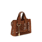 Summer Banana East-West Raffia Tote Bag