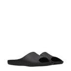 Black Rubber Slippers