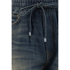 Cotton Denim Bermuda Shorts