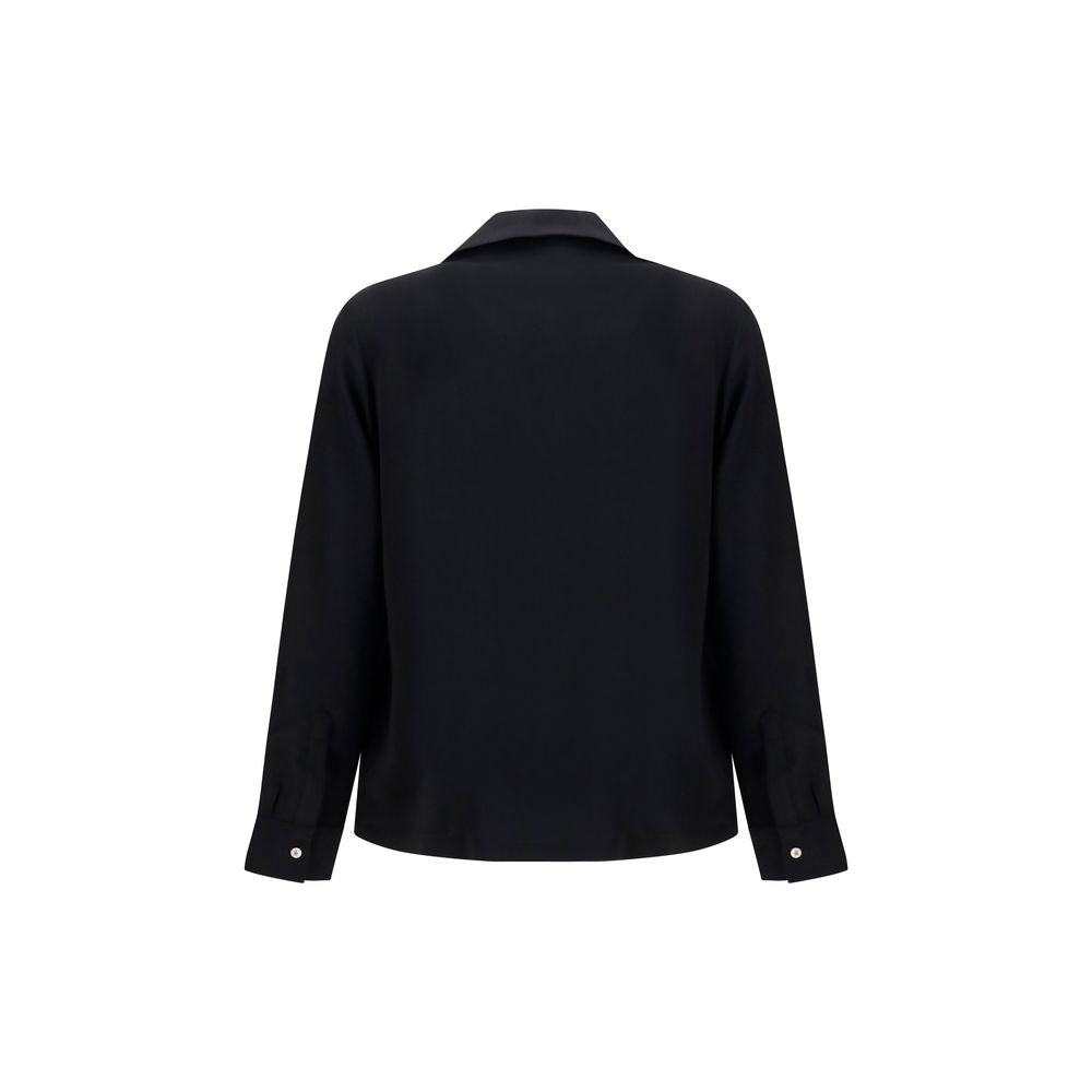 Rounded Pocket Polyester Shirt