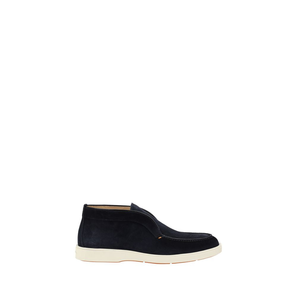 Desert Calf Leather Ankle Boots