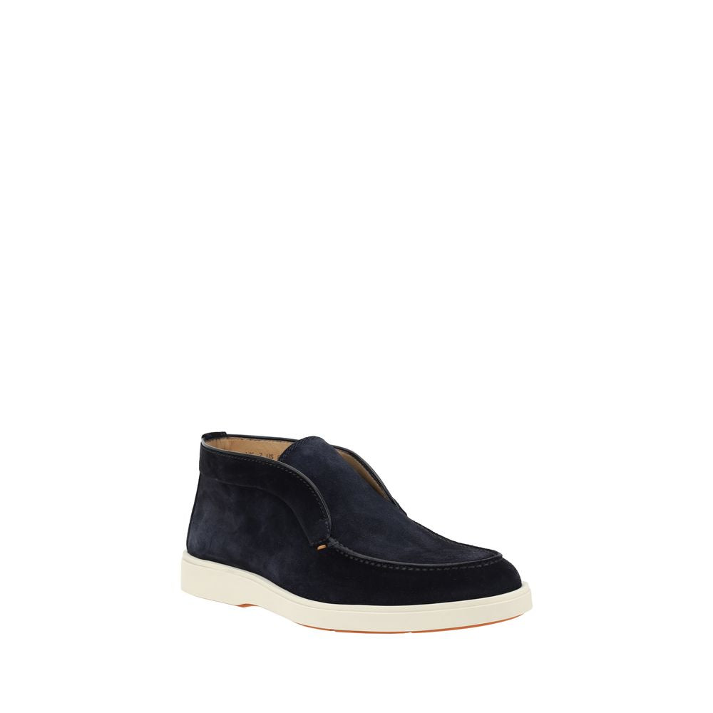 Desert Calf Leather Ankle Boots