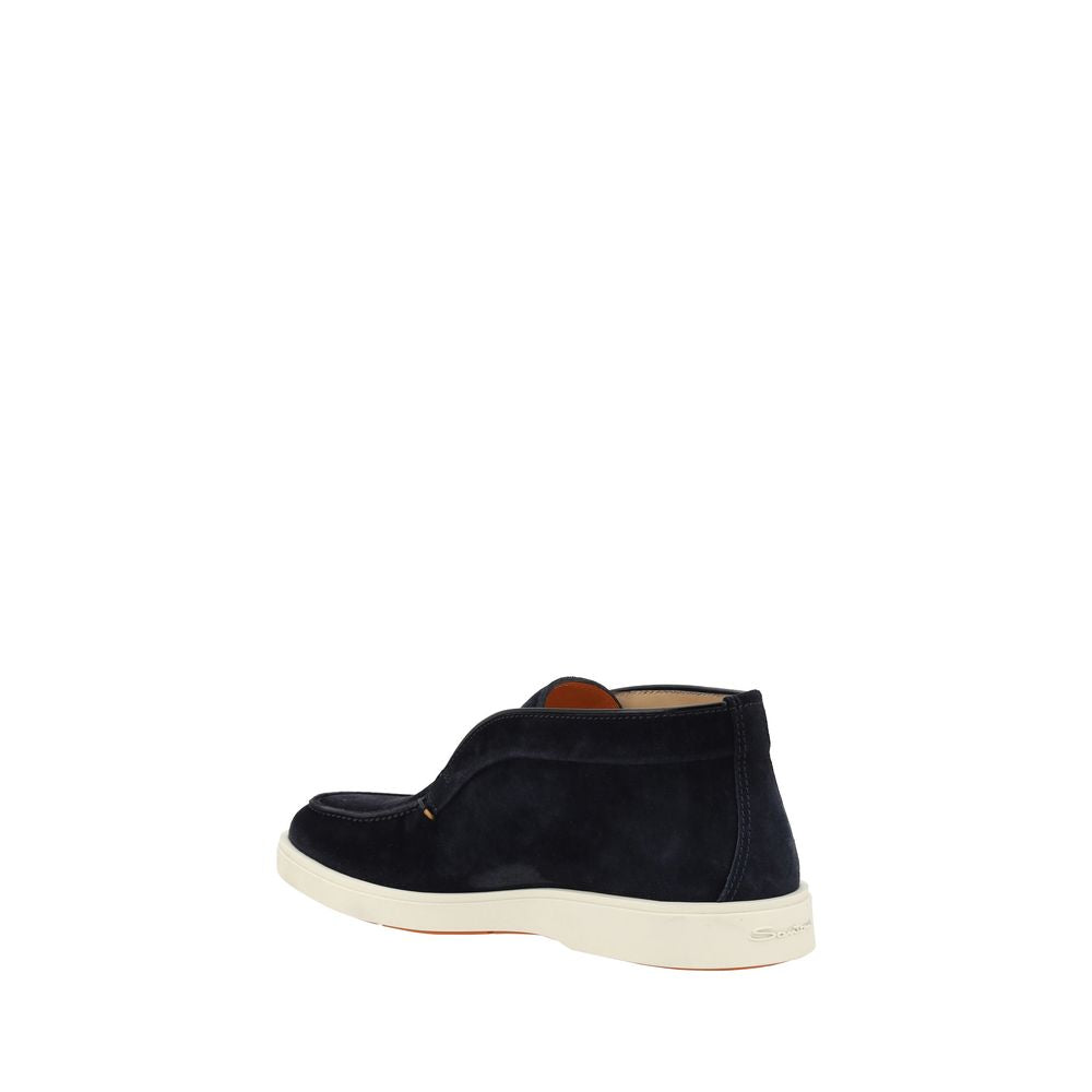 Desert Calf Leather Ankle Boots