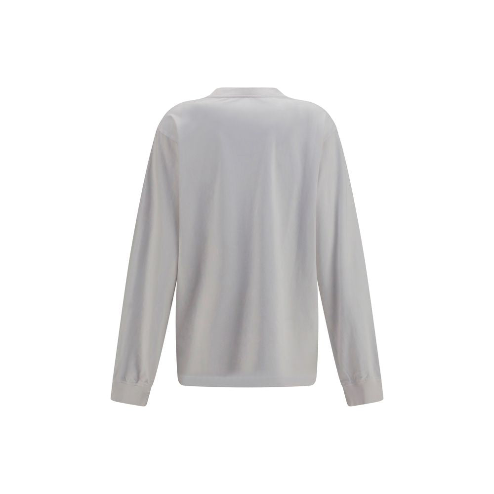 Cotton Oversized Long-Sleeve T-Shirt