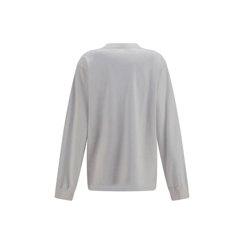 Cotton Oversized Long-Sleeve T-Shirt