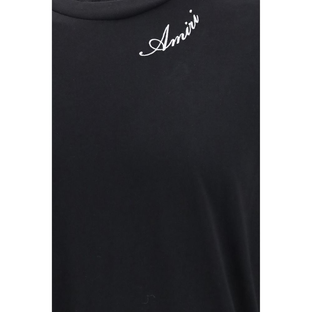 Black Cotton Modal Oversized T-Shirt