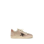 Beige Ball Star Calf Leather Low Top Sneakers