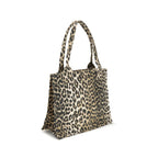 Recycled Cotton Leopard Print Tote