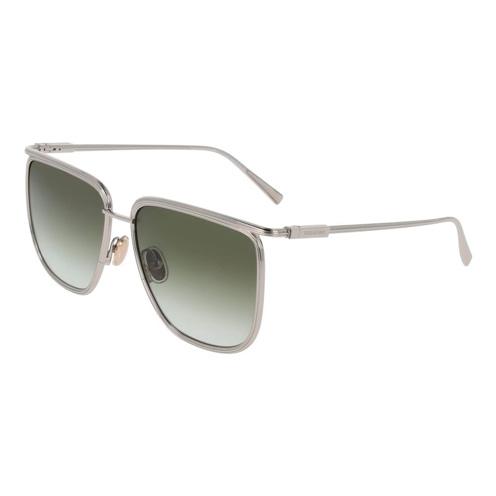 58mm Sf324s5816750 Gold Metal Sunglasses
