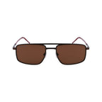 56mm L255S-5619201 Metal Brown Sunglasses