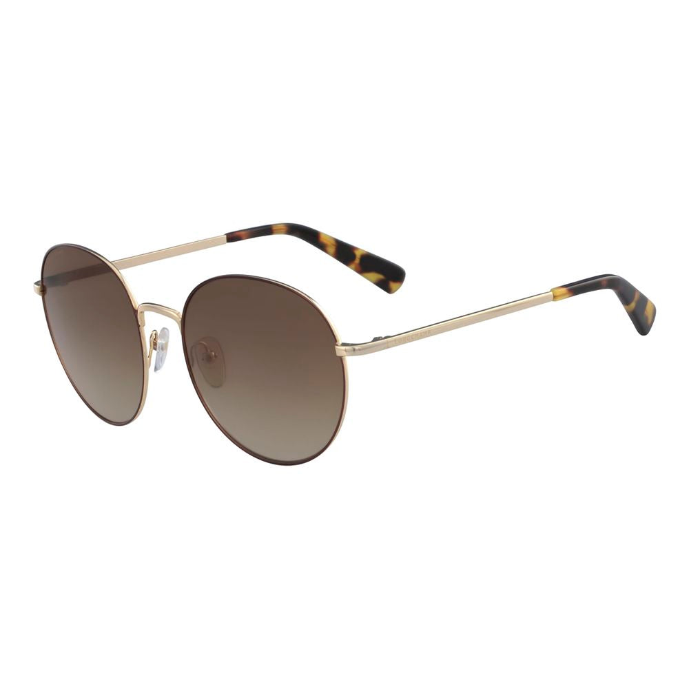 56mm Gold Metal Sunglasses