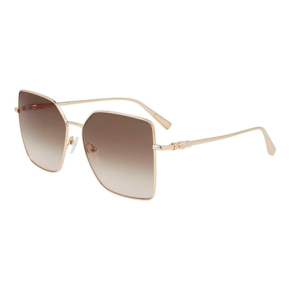 57/15/145 Gold Metal Sunglasses