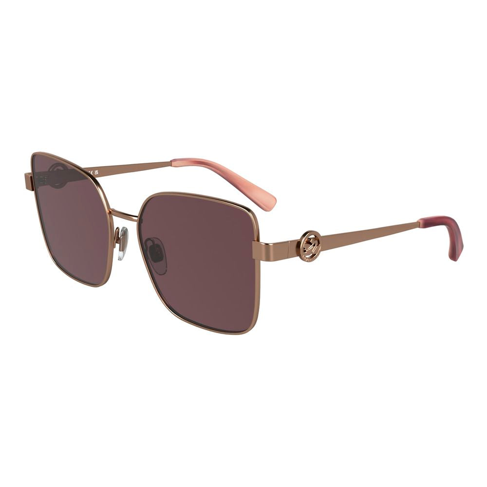 56mm Purple Metal Sunglasses