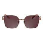 56mm Purple Metal Sunglasses