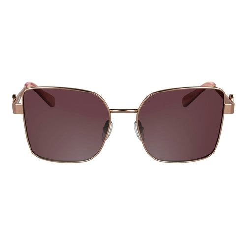 56mm Purple Metal Sunglasses