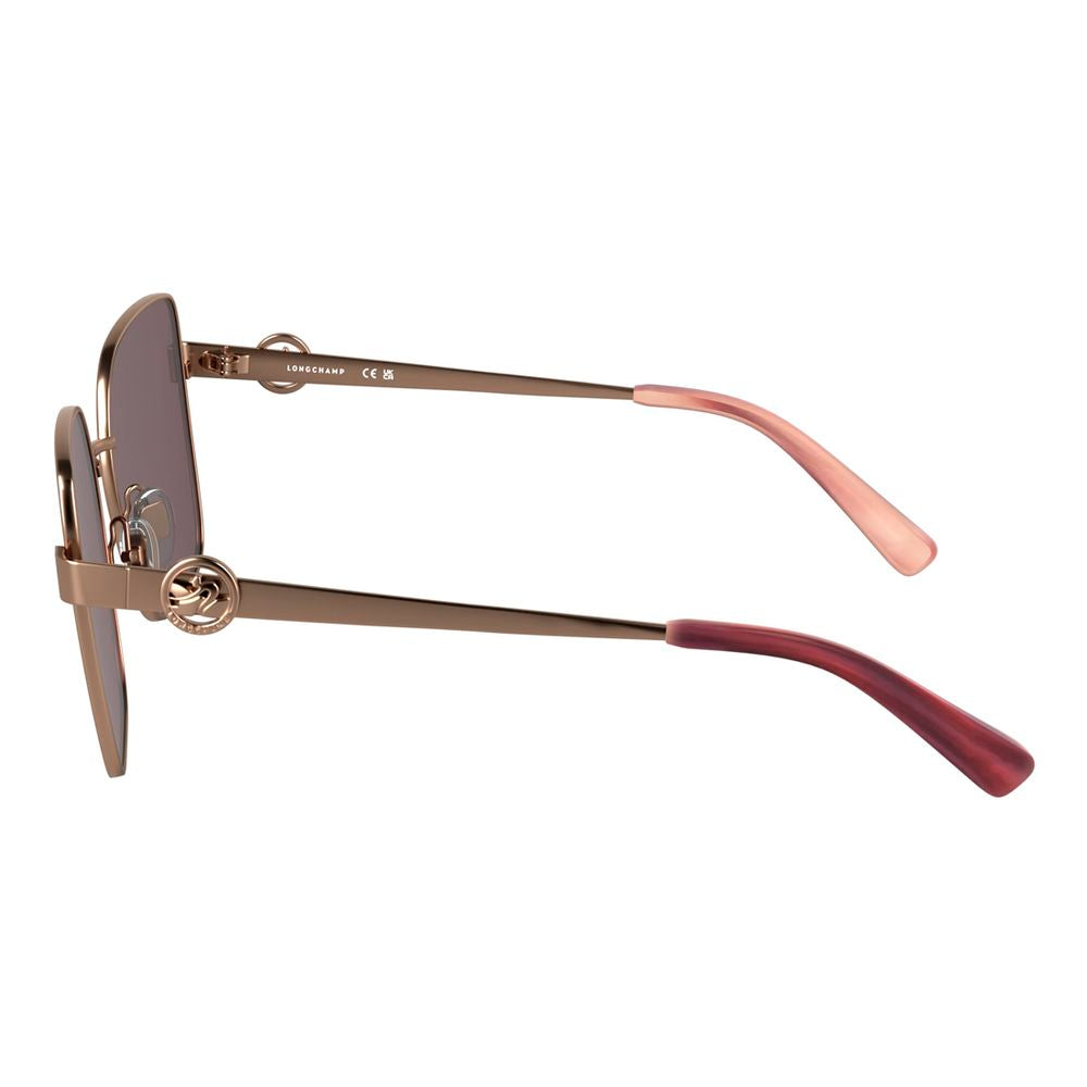 56mm Purple Metal Sunglasses