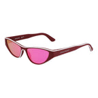 56mm Lo761S Injected Red Sunglasses