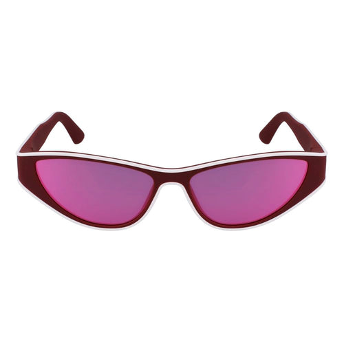 56mm Lo761S Injected Red Sunglasses