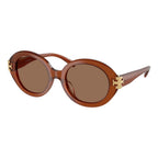 52mm Brown Acetate Sunglasses