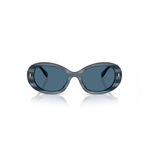 53mm Blue Acetate Sunglasses