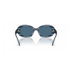 53mm Blue Acetate Sunglasses