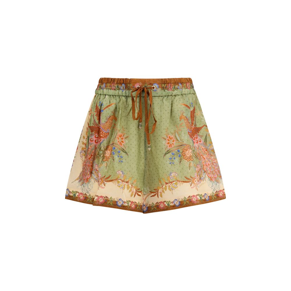 Indra Silk Bermuda Shorts