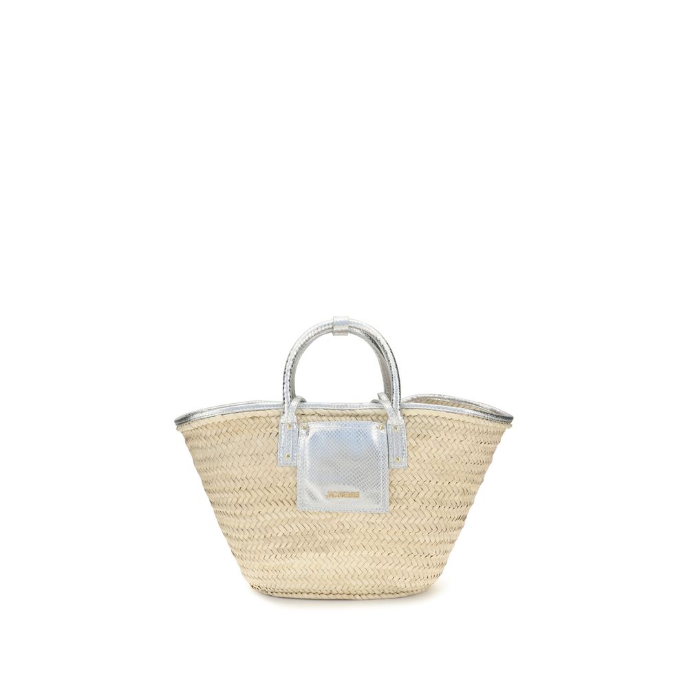 Le Panier Solis Beige Raffia Shoulder Bag