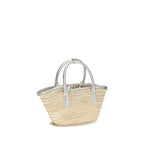 Small Le Panier Solis Beige Raffia Handbag