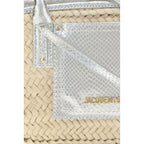 Small Le Panier Solis Beige Raffia Handbag