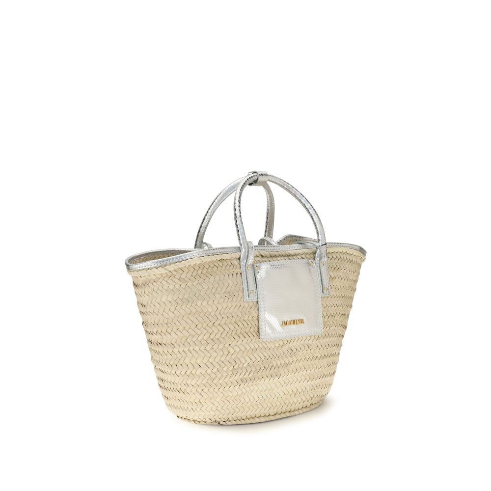 Le Panier Solis Beige Raffia Shoulder Bag