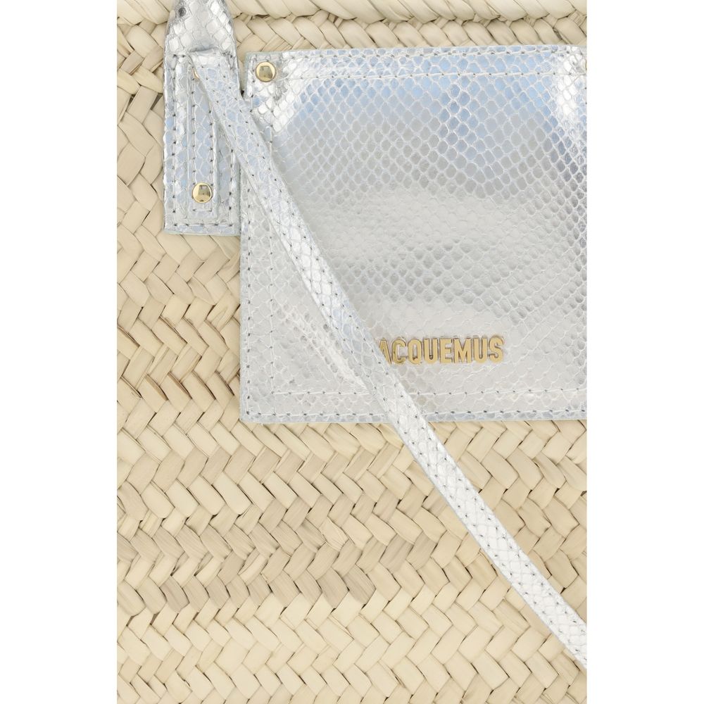 Le Panier Solis Beige Raffia Shoulder Bag