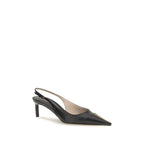 Calf Leather Slingback Pumps