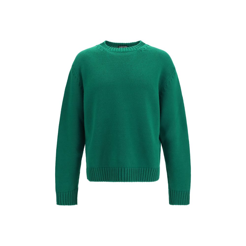Monochrome Wool-Cashmere Sweater