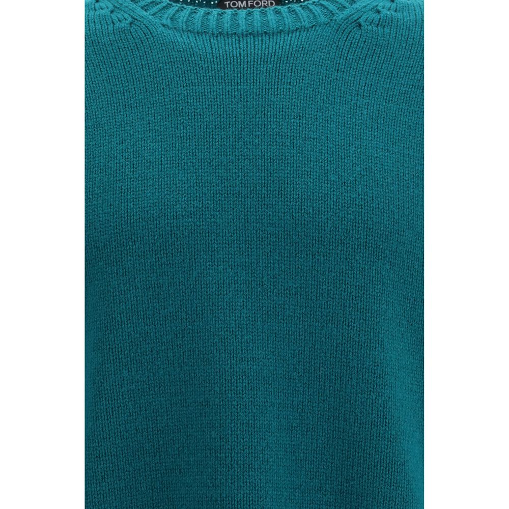 Monochrome Wool-Cashmere Sweater