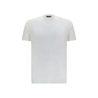 White Cotton Crewneck T-Shirt