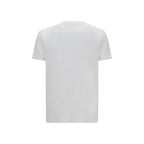White Cotton Crewneck T-Shirt