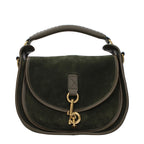 Green Suede Handbag