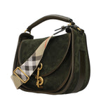 Green Suede Handbag