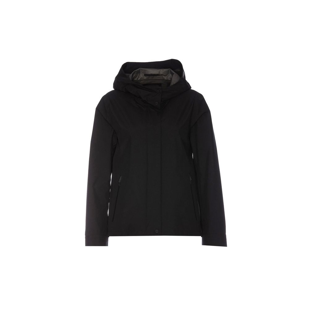 Laminar Flared Tiered Polyester Shell Jacket