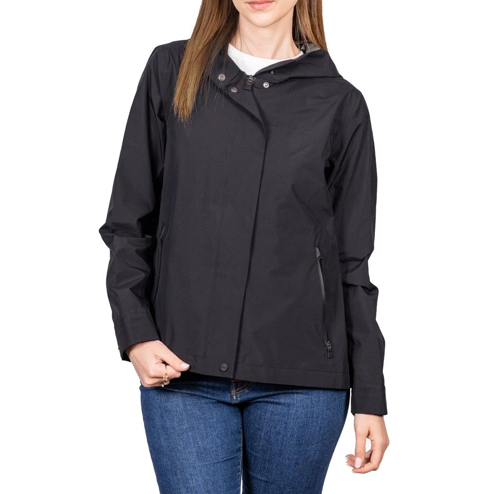 Laminar Flared Tiered Polyester Shell Jacket