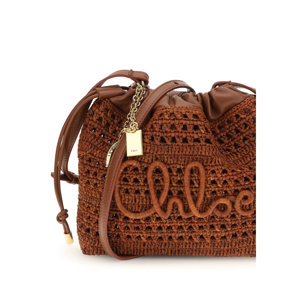 Mini Raffia Shoulder Bag