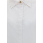 White Cotton Poplin Dress Shirt