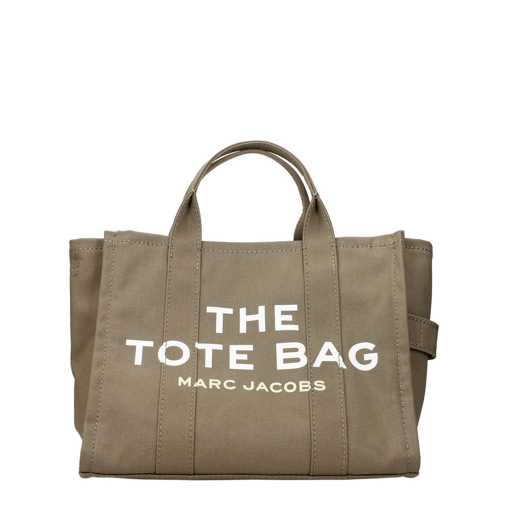 Medium Green Fabric Handbag