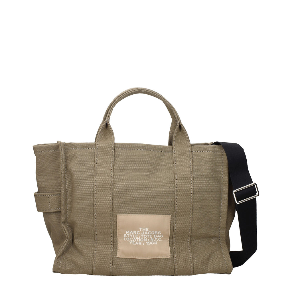 Medium Green Fabric Handbag