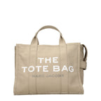 Medium Beige Fabric Handbag