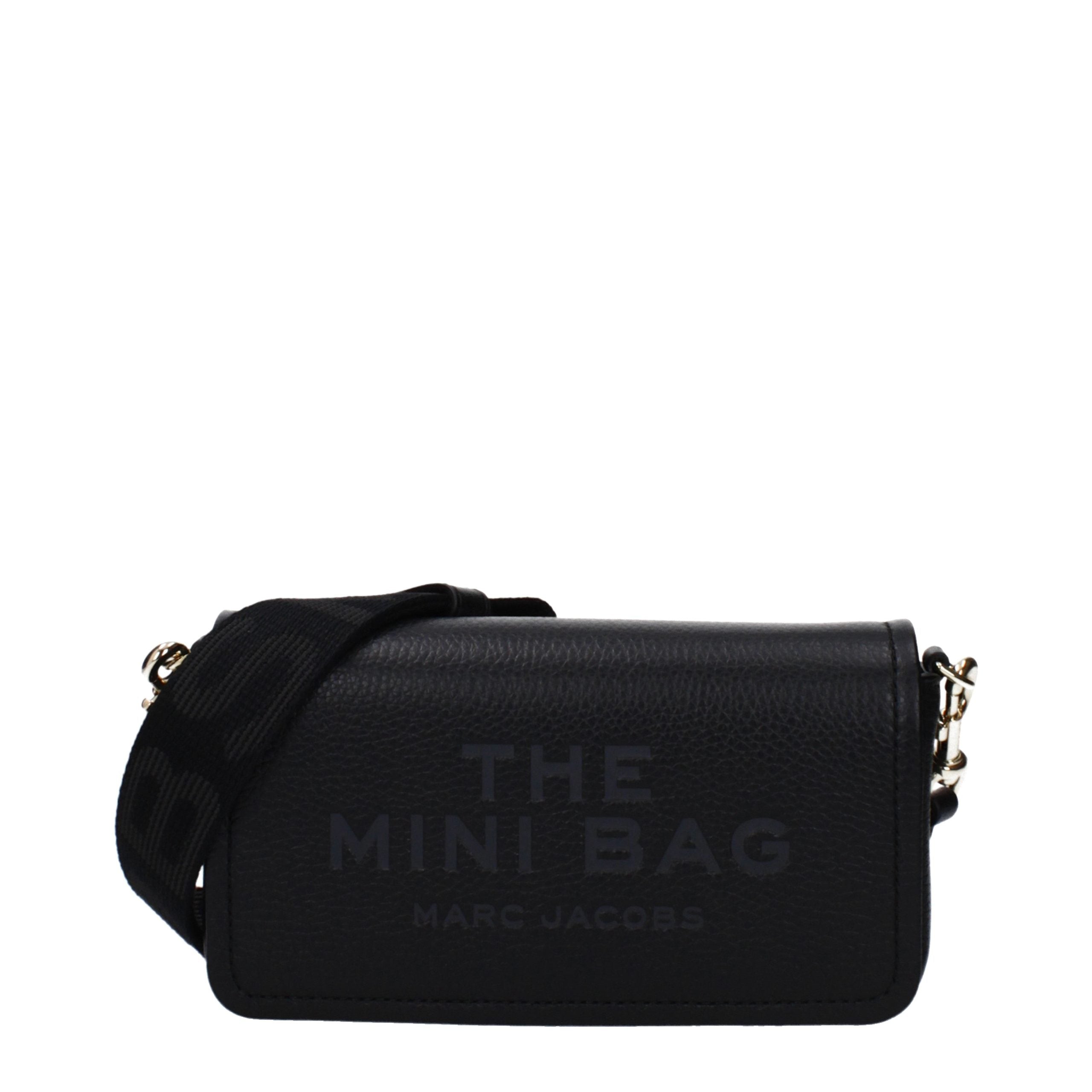 Mini Black Leather Crossbody Bag